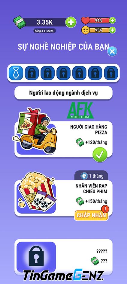 Hành trình làm giàu trong game Rich Inc. - Cuộc sống triệu phú