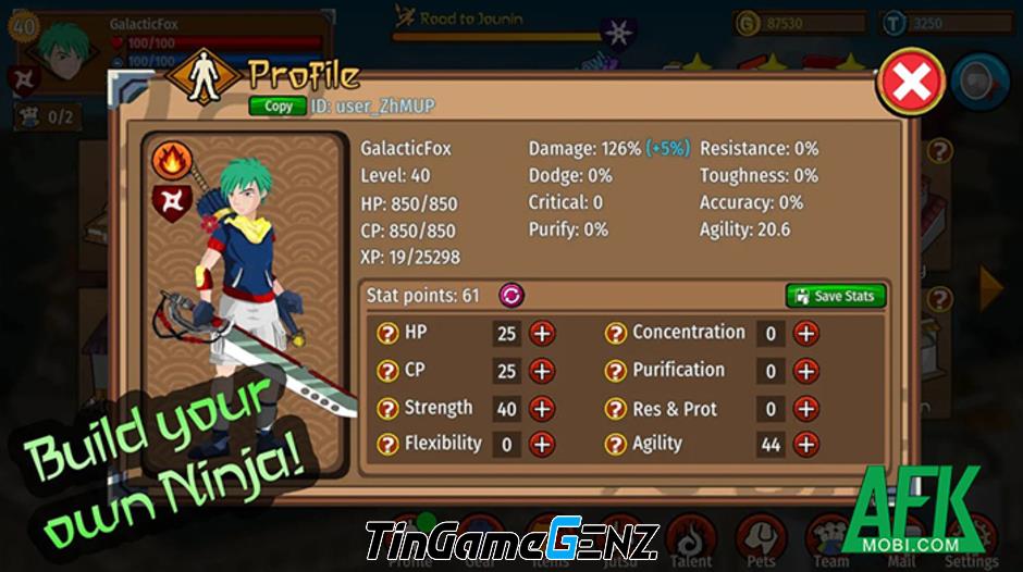 Hành trình nhẫn giả trong game mobile Ninja Master: A Shinobi Saga