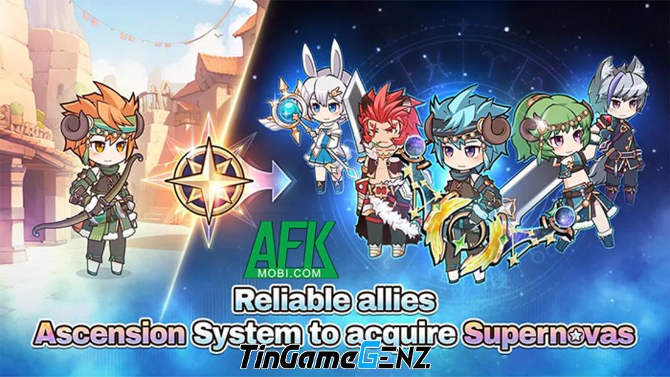 Hành trình phiêu lưu trong thế giới fantasy đầy mê hoặc của Supernova Idle