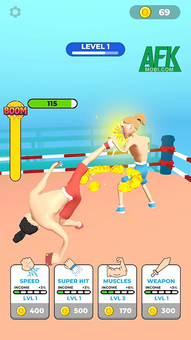 Hãy trở thành tay đấm vô địch trong Idle Fighting Boxer - Clicker