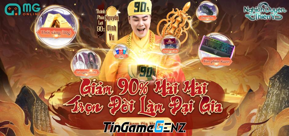 Hè vui cùng game nhập vai Nghịch Duyên Thiên Ý - Siêu Sale 90% Trọn Đời