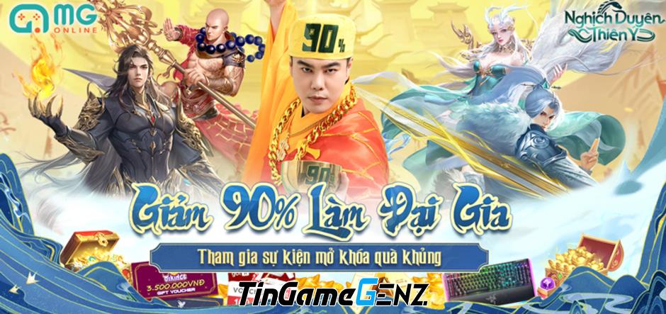 Hè vui cùng game nhập vai Nghịch Duyên Thiên Ý - Siêu Sale 90% Trọn Đời