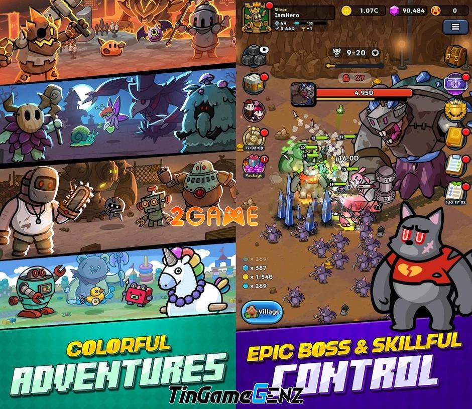 Hero Assemble: Săn boss với anh hùng đa chủng tộc trong game RPG Idle đỉnh cao