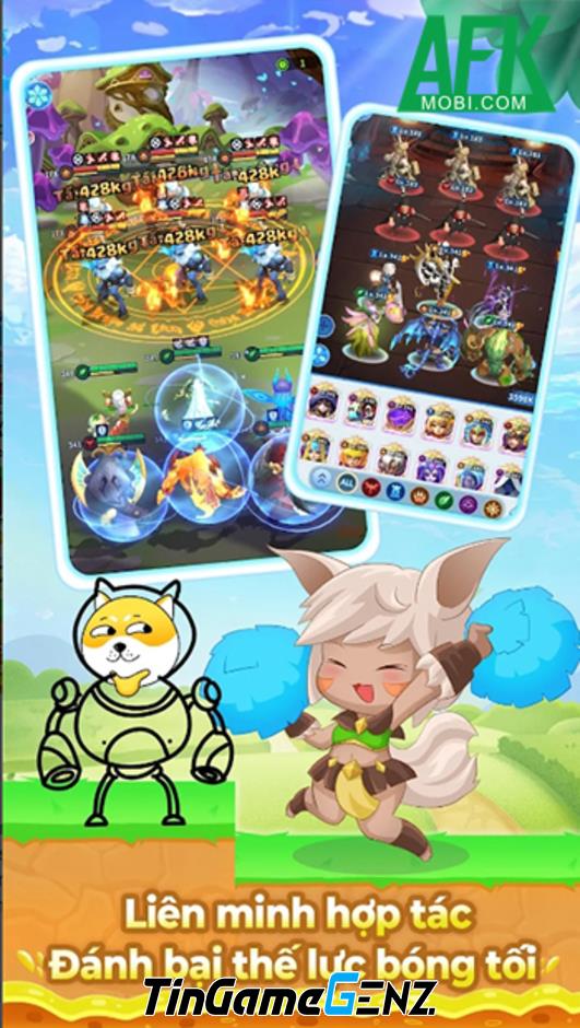 Hero Clash: Game đấu tướng chiến thuật rảnh tay với nhiều mini game giải đố hấp dẫn.