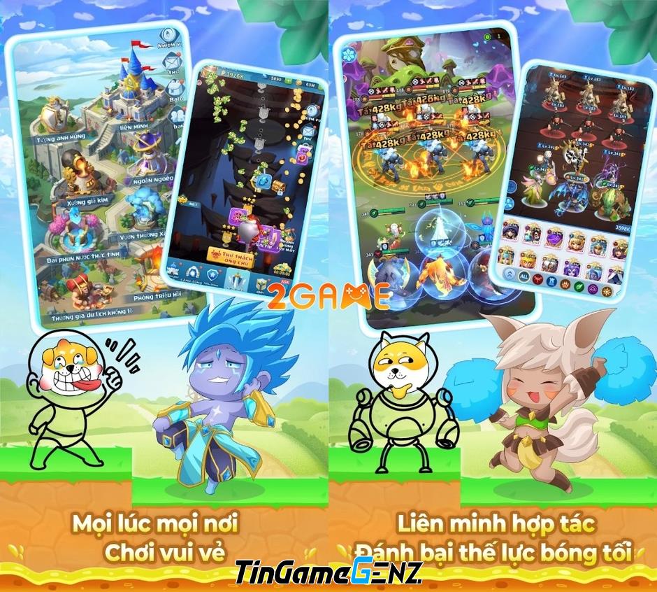 Hero Clash – Game nhập vai nhàn rỗi Fantasy độc đáo