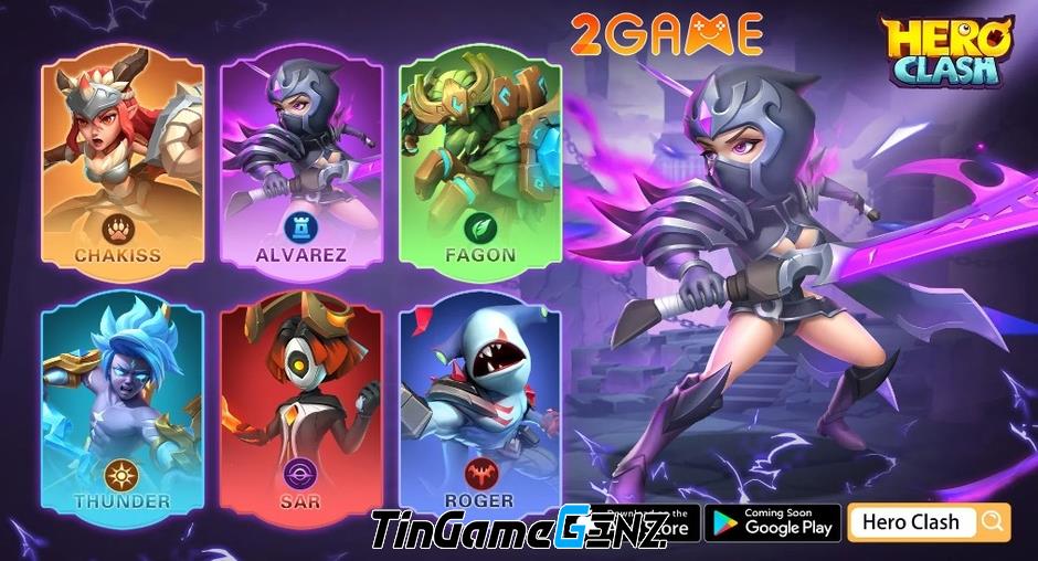 Hero Clash – Game nhập vai nhàn rỗi Fantasy độc đáo