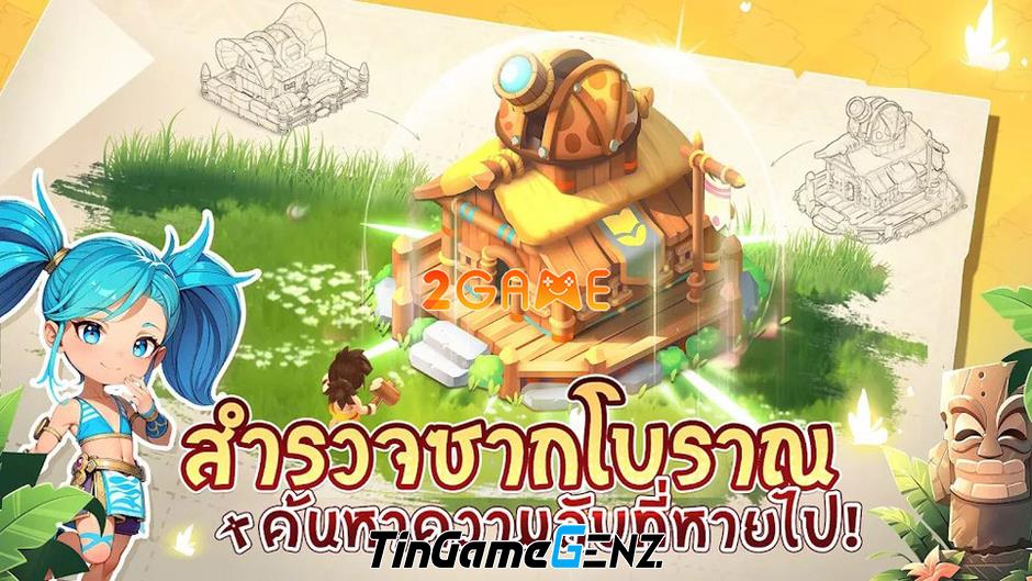 Hóa thân bảo vệ bộ tộc tiền sử trong Wild Legend - game nhập vai.