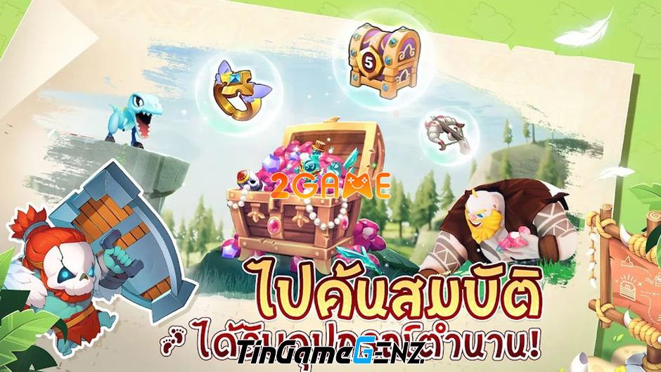 Hóa thân bảo vệ bộ tộc tiền sử trong Wild Legend - game nhập vai.