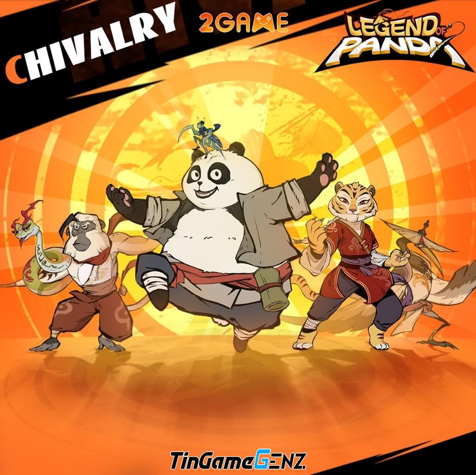 Hóa thân thành chiến binh gấu trúc trong Legend of Panda: Idle RPG