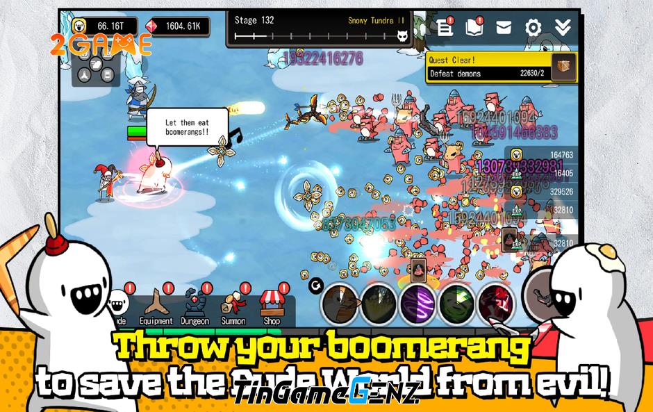 Học cách tiêu diệt địch bằng boomerang với Boomerang RPG