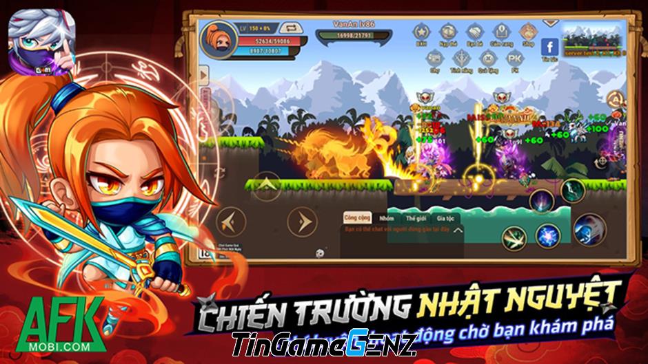 Học viện Ninja: Shinobi Battle ra mắt phiên bản thử nghiệm tại Việt Nam