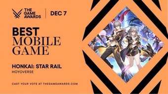 Honkai Star Rail đoạt giải Best Mobile Game tại TGA 2023 sau khi vượt qua những đối thủ nặng ký.