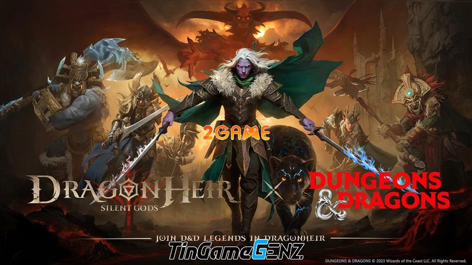 Hợp tác giữa Dungeons & Dragons và Dragonheir: Silent Gods trong làng game mobile