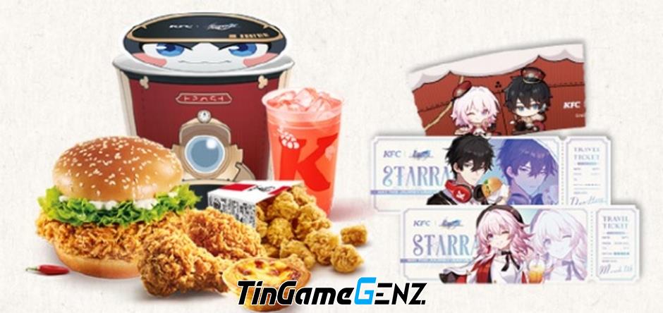 Hợp tác Honkai: Star Rail x KFC - Sự kiện đáng chú ý của năm