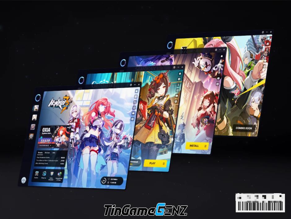 HoyoPlay tích hợp đầy đủ các game của miHoYo