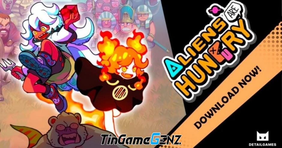 HungryAliens: Khám phá vũ trụ, chiến đấu và tiến hóa trong 8 phút!