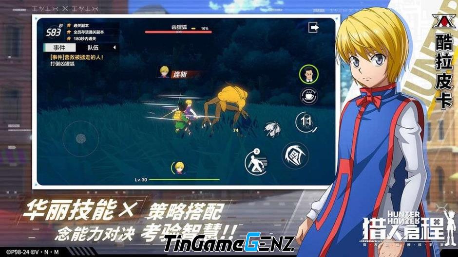 Hunter x Hunter Mobile - Cuộc hành trình tiếp tục cùng Gon và nhóm bạn trong thế giới thợ săn