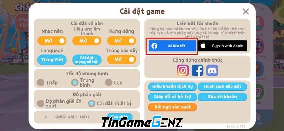 Hướng dẫn đổi Avatar Play Together qua Facebook năm 2024