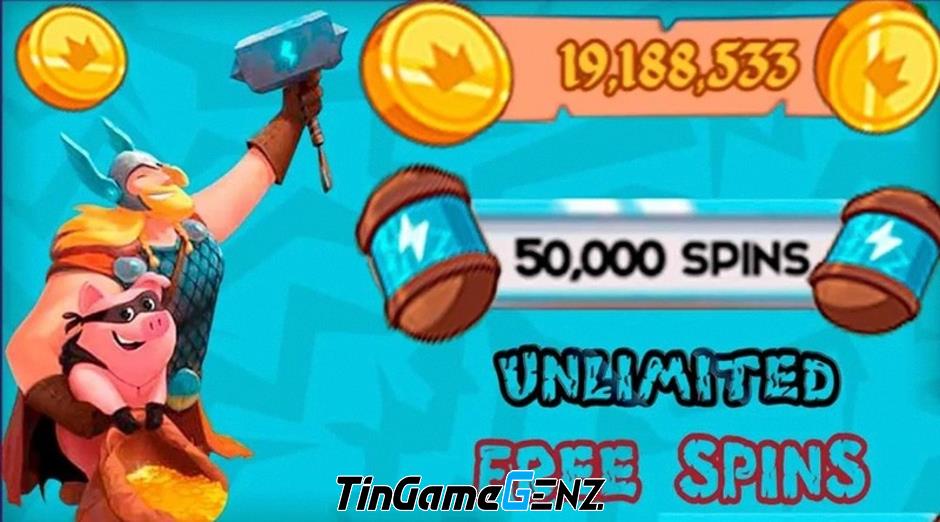 Hướng dẫn hack 10000 Spins Coin Master mới nhất 28/1 cho Android và IOS