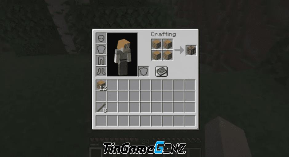 Hướng dẫn làm gậy trong Minecraft 1.21 cho game thủ.