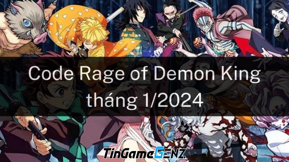 Hướng dẫn nhập Code Rage of Demon King mới nhất tháng 1/2024