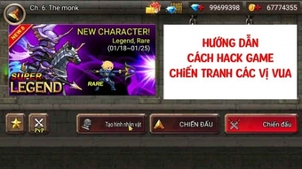 Hướng dẫn tải MOD game Chiến tranh các vị Vua để có vô hạn tiền