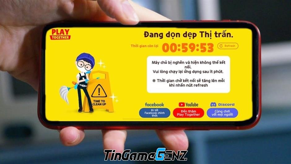 Hướng dẫn truy cập Play Together khi bị chặn hoặc bảo trì