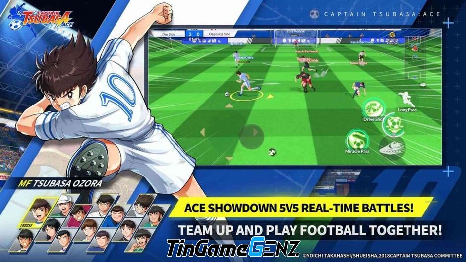 Huyền thoại tuổi thơ Tsubasa - Hoà mình vào trận bóng rực lửa cùng Captain Tsubasa Ace