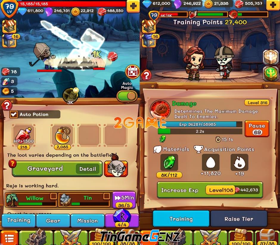 "IDLE Skull Hero – Trở thành anh hùng bộ xương?"