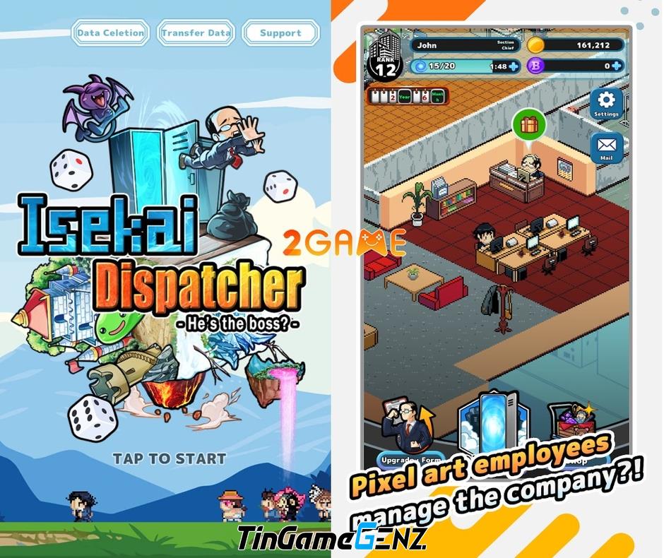 Isekai Dispatcher Pixel: Trò chơi hot từ Nhật Bản ra mắt toàn cầu