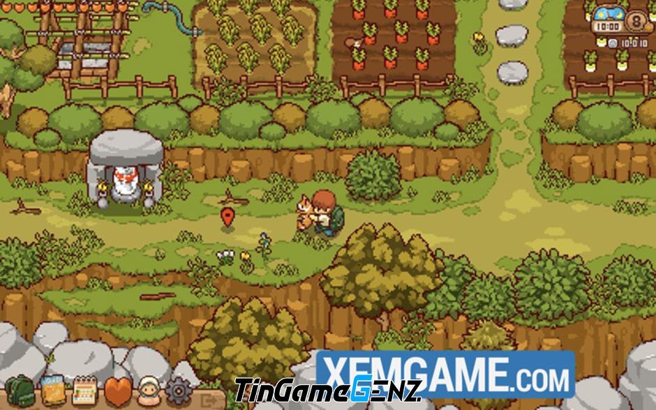 Japanese Rural Life Adventure là một tựa game về cuốc đất và trồng rau rất thư giãn.