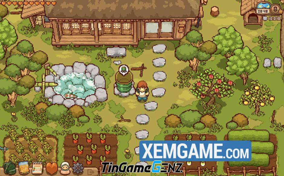 Japanese Rural Life Adventure là một tựa game về cuốc đất và trồng rau rất thư giãn.