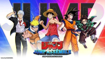 "JUMP Assemble - Game MOBA thử nghiệm, tập hợp nhân vật anime, manga nổi tiếng"