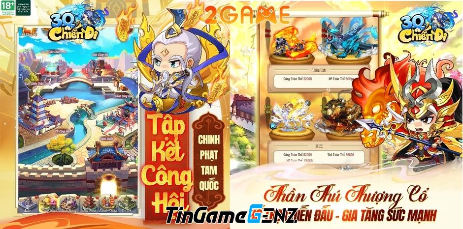 "Khám Phá 3Q Chiến Đi: Game Tam Quốc Độc Đáo Với Đồ Họa Chibi Ấn Tượng"