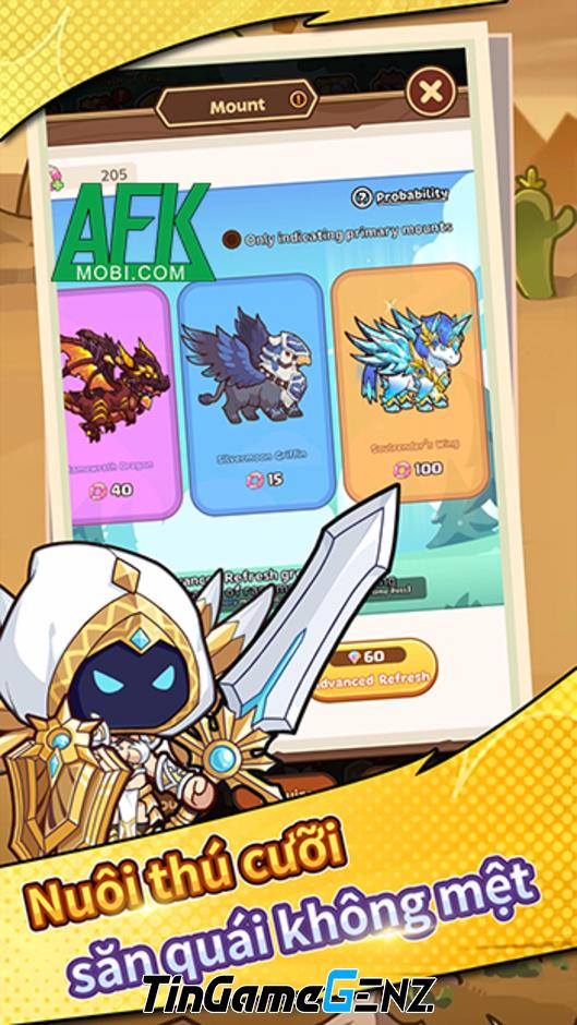 Khám Phá Amazing Knight: Hóa Thân Siêu Anh Hùng Để Đánh Quái Và Mở Hòm Trong Đêm!