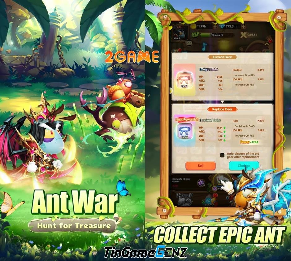 Khám Phá Ant Wars: Treasure Hunt – Cách Mở Rương Độc Đáo Qua Game Đánh Bài!