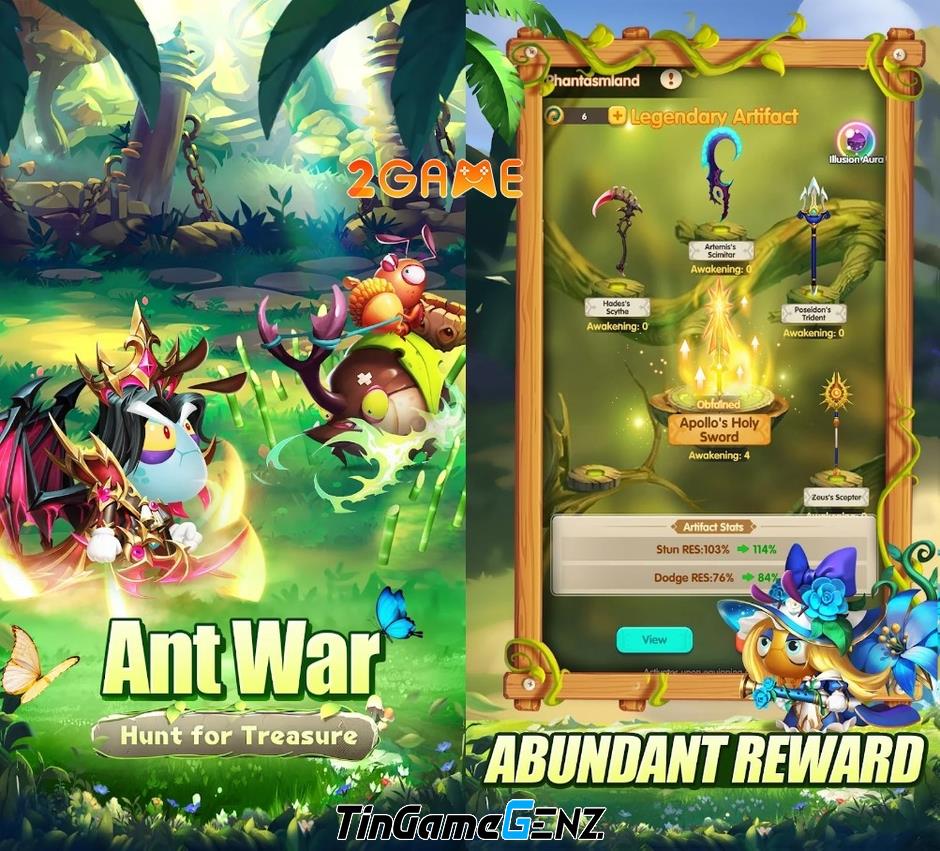 Khám Phá Ant Wars: Treasure Hunt – Cách Mở Rương Độc Đáo Qua Game Đánh Bài!