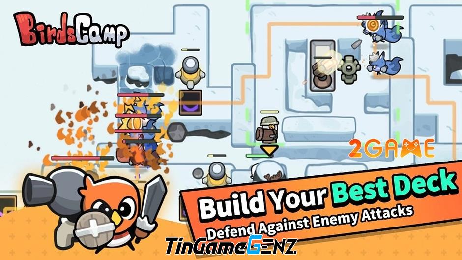 Khám Phá Birds Camp: Game Phòng Thủ Tháp Độc Đáo Kết Hợp Xây Dựng Bộ Bài Với Thiết Kế Dễ Thương Khám Phá Birds Camp: Game Phòng Thủ Tháp Độc Đáo Kết Hợp Xây Dựng Bộ Bài Với Thiết Kế Dễ Thương