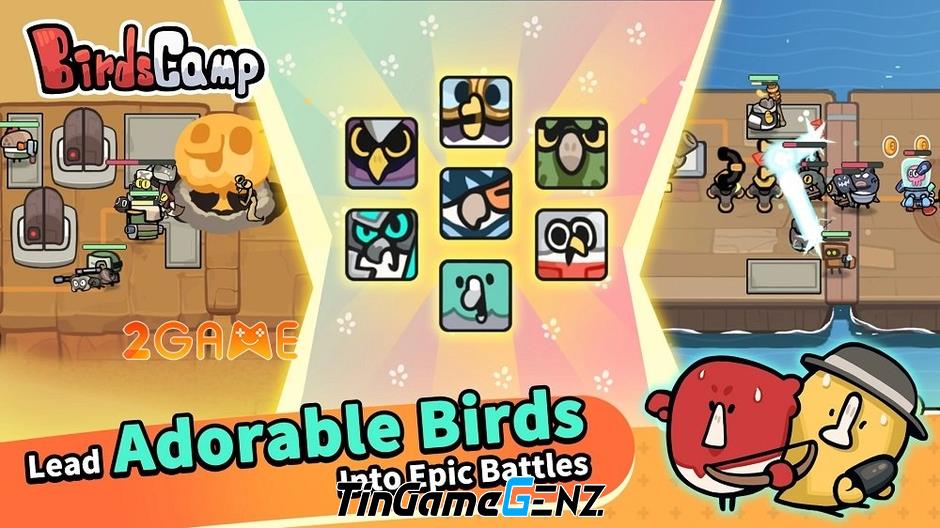 Khám Phá Birds Camp: Game Phòng Thủ Tháp Độc Đáo Kết Hợp Xây Dựng Bộ Bài Với Thiết Kế Dễ Thương Khám Phá Birds Camp: Game Phòng Thủ Tháp Độc Đáo Kết Hợp Xây Dựng Bộ Bài Với Thiết Kế Dễ Thương