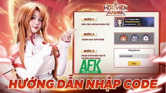 "Khám Phá Bộ Gift Code Game Học Viện Anime Mới Nhất Tháng Này – Nhận Quà Liền Tay!"