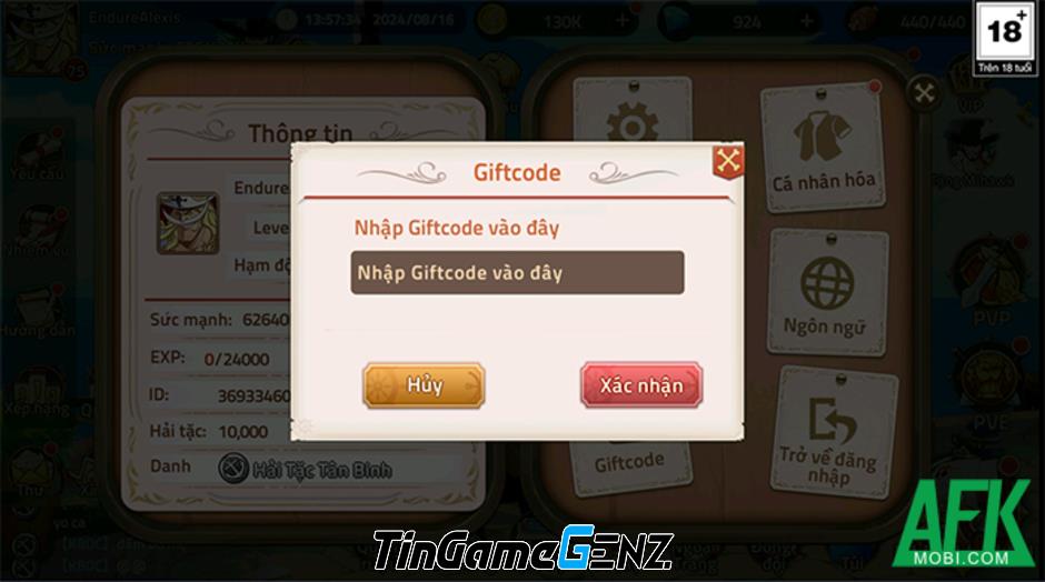 Khám Phá Bộ Gift Code Game Kho Báu Đại Chiến Mới Nhất Tháng Này: Nhận Ngay Quà Tặng Hấp Dẫn!