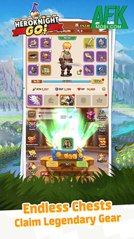"Khám Phá Cách Mở Rương Tăng Cường Nhân Vật Anh Hùng Trong Game Nhập Vai Heroknight Go!"