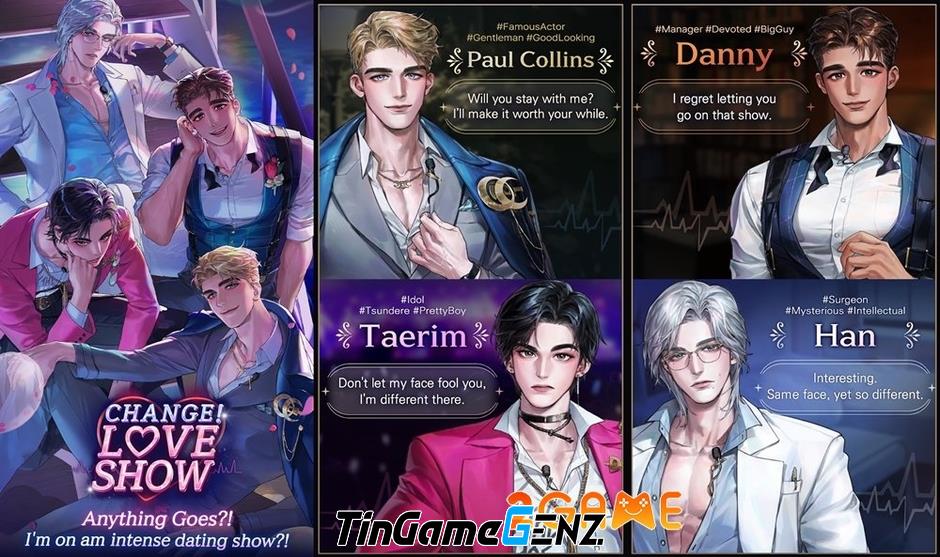 Khám Phá Change Love Show: Game Otome Hẹn Hò Đầy Cuốn Hút Khiến Trái Tim Bạn Xao Xuyến!