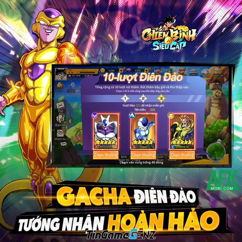 "Khám Phá Chiến Binh Siêu Cấp: Game Đấu Tướng Chiến Thuật Dragon Ball Đổ Bộ Về Việt Nam"