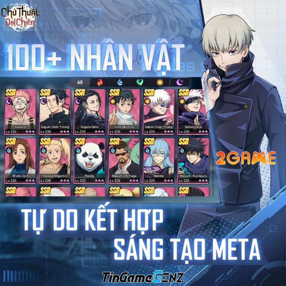 Khám Phá Chú Thuật Đại Chiến: Game Đấu Tướng Đỉnh Cao Dựa Trên Anime Jujutsu Kaisen!