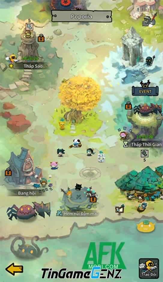 Khám Phá Chuyến Phiêu Lưu Cùng Pompo: Gấu Panda Đeo Balo Trong Game Backpack Heroes!