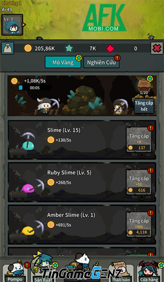 Khám Phá Chuyến Phiêu Lưu Cùng Pompo: Gấu Panda Đeo Balo Trong Game Backpack Heroes!