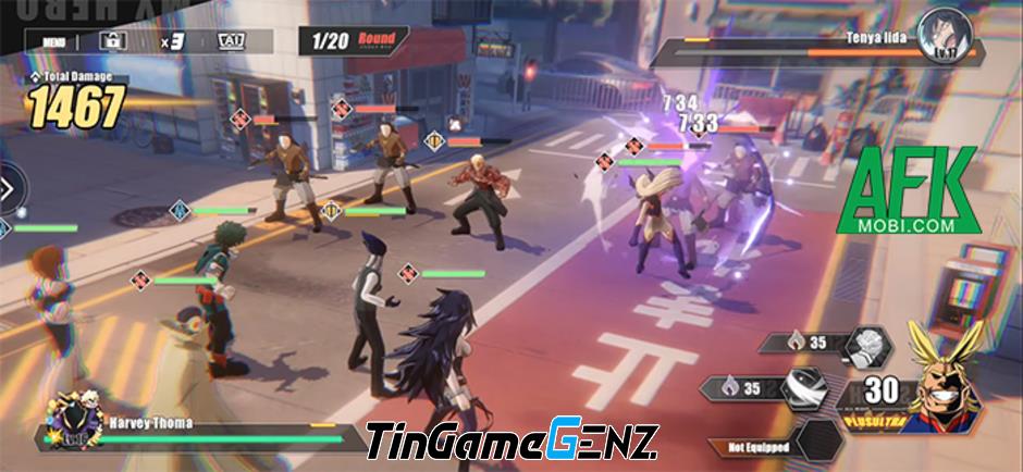 Khám Phá Class Anh Hùng Đỉnh Cao Trong Game Đấu Tướng My Hero Academia Với Đồ Họa 3D Anime Nổi Bật