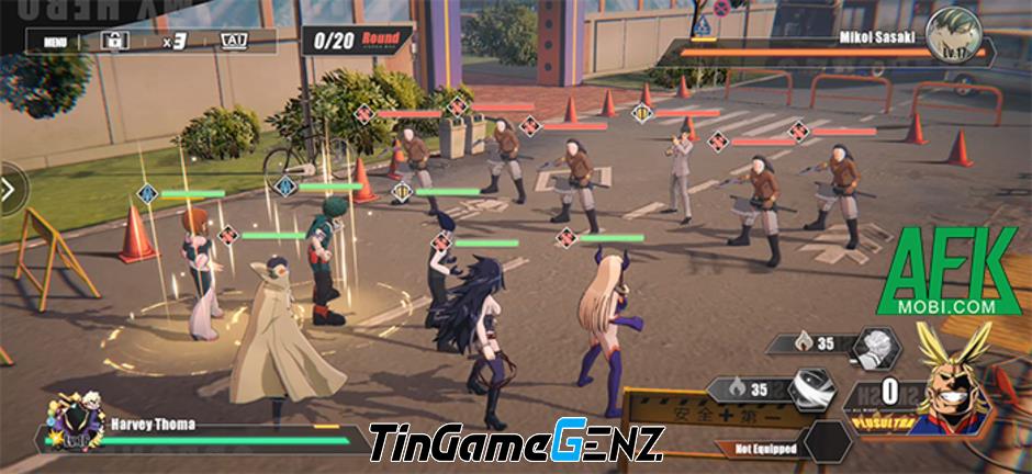 Khám Phá Class Anh Hùng Đỉnh Cao Trong Game Đấu Tướng My Hero Academia Với Đồ Họa 3D Anime Nổi Bật