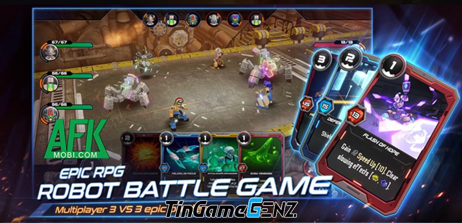 Khám phá công nghệ robot tiên tiến trong game Mybots: Chiến đấu bằng thẻ